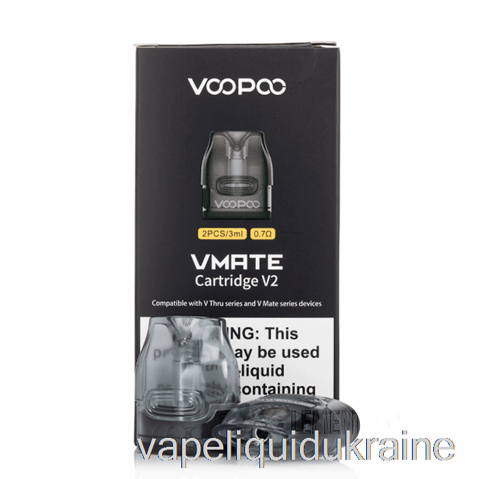 Vape Ukraine VOOPOO V.Thru Pro Replacement Pods 0.7ohm Vmate V2 Pods